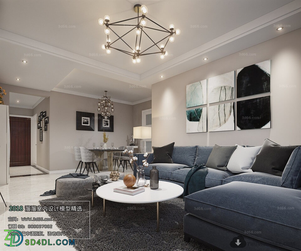 3D66 2018 Modern Style Living Room 25565 A030