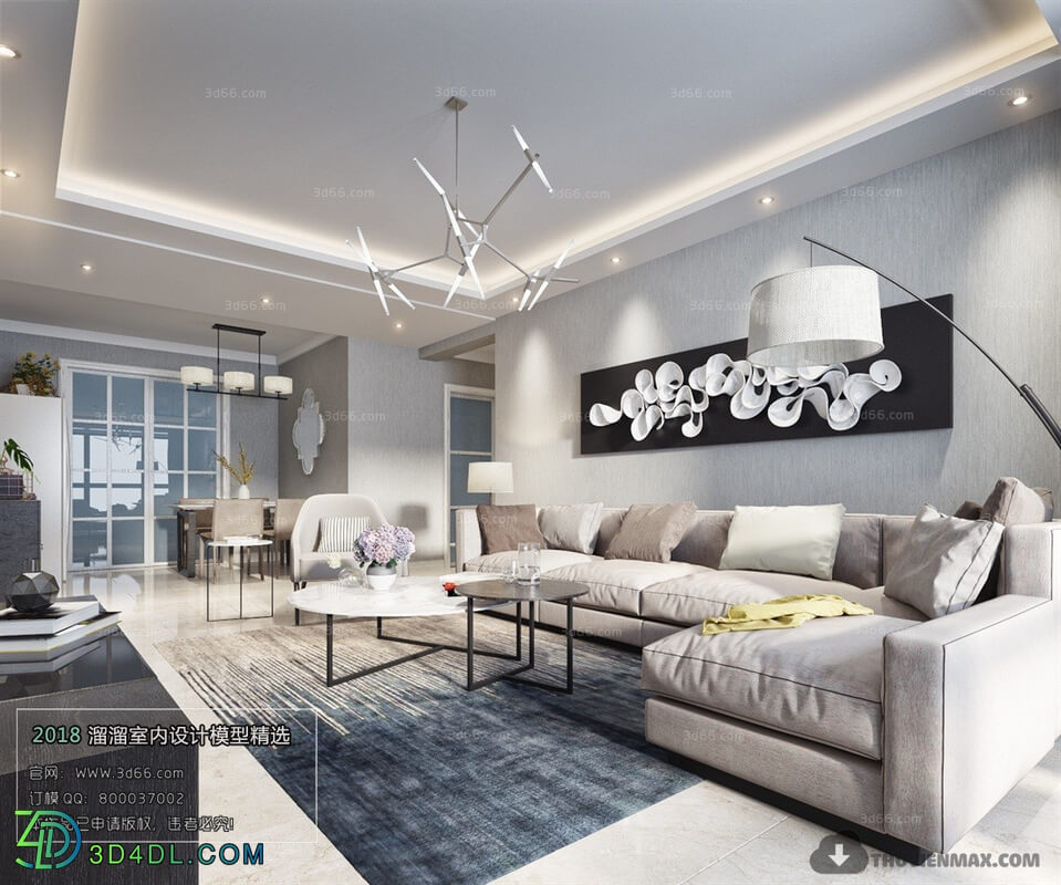 3D66 2018 Modern Style Living Room 25568 A033