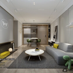 3D66 2018 Modern Style Living Room 25570 A035 