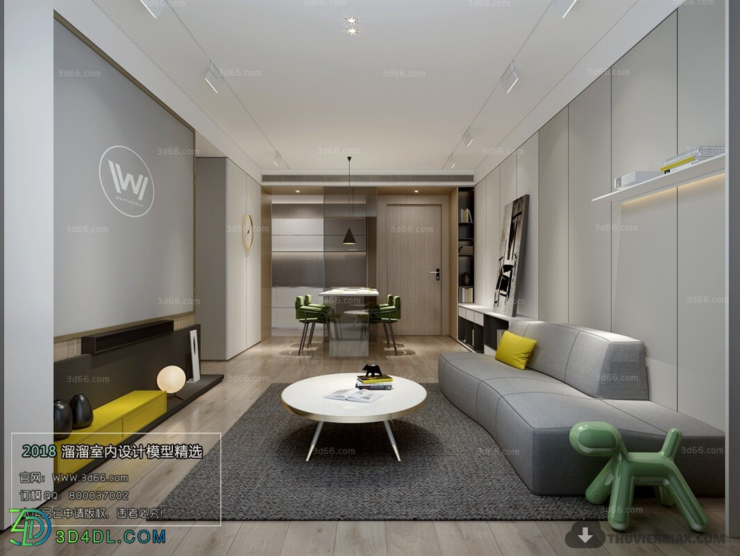 3D66 2018 Modern Style Living Room 25570 A035