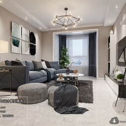 3D66 2018 Modern Style Living Room 25578 A043 