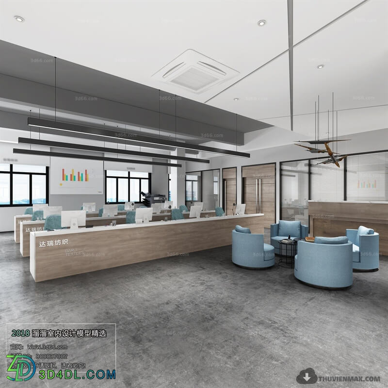 3D66 2018 Modern Style Office Space 26468 A002