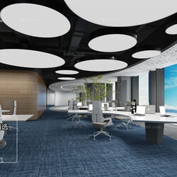 3D66 2018 Modern Style Office Space 26472 A006 