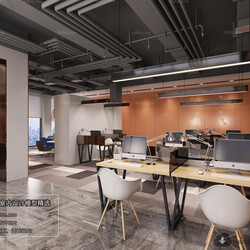 3D66 2018 Modern Style Office Space 26482 A016 