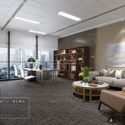 3D66 2018 Modern Style Office Space 26505 A039 