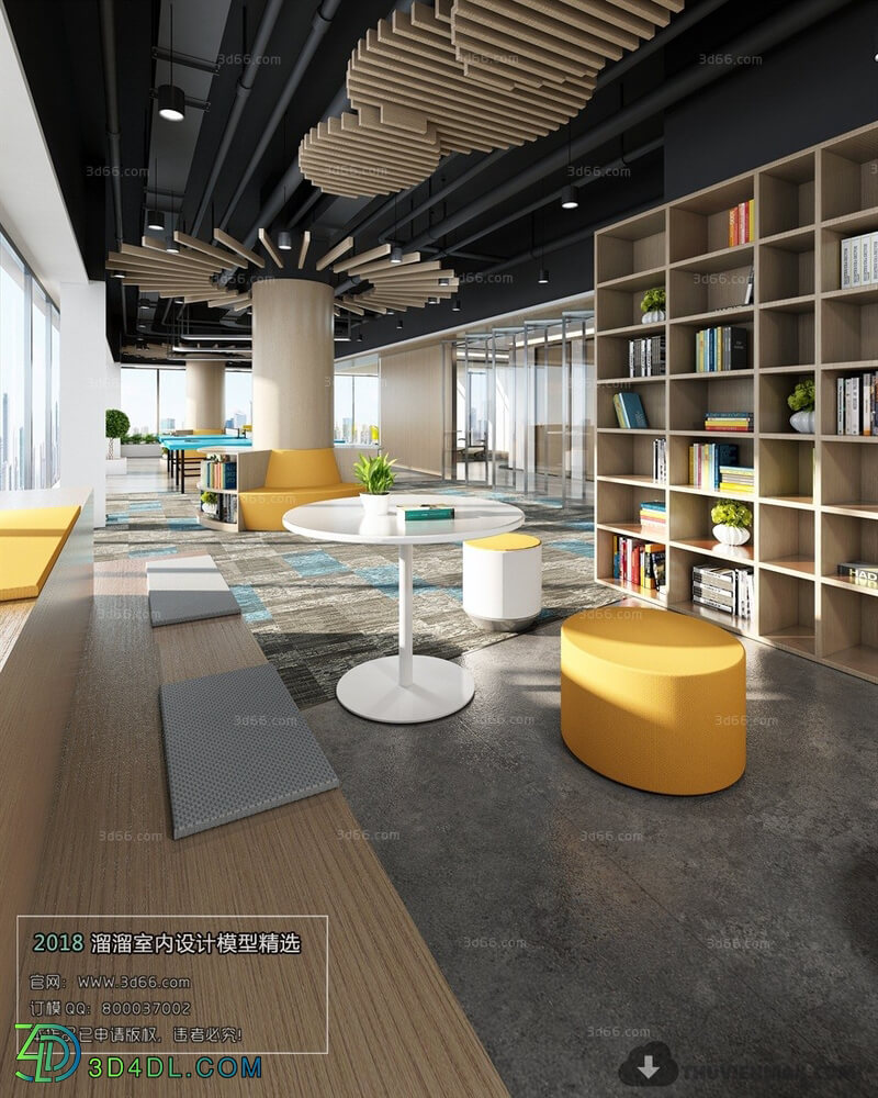 3D66 2018 Modern Style Office Space 26507 A041