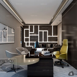 3D66 2018 Modern Style Office Space 26508 A042 