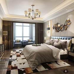 3D66 2018 Post Modern Style Bedroom 25943 B003 