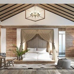 3D66 2018 Southeast Asian Style Bedroom 26039 F003 