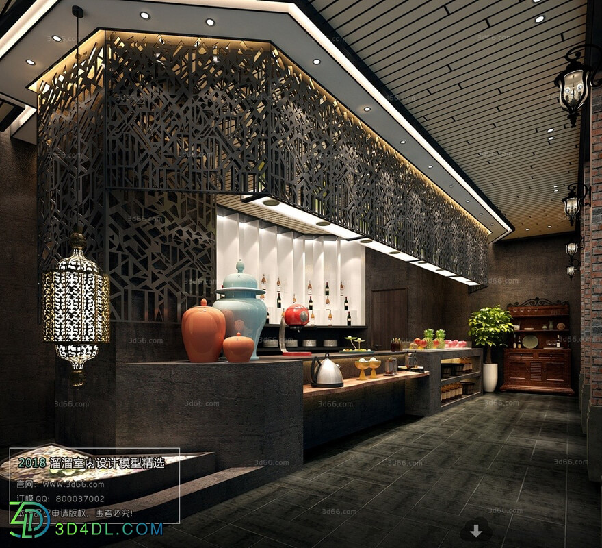 3D66 2018 Southeast Asian Style Reception Hall 26278 F006