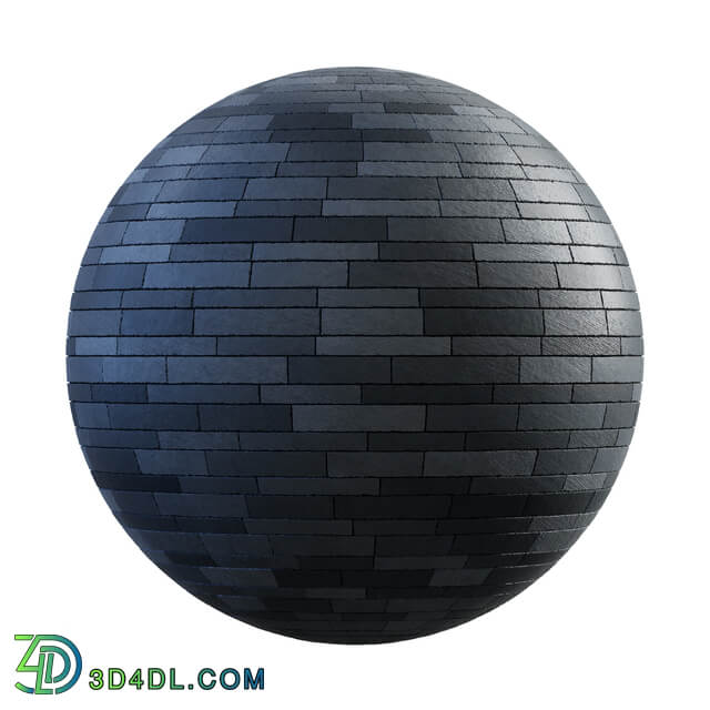 CGaxis Textures Physical 4 Pavements dark grey rectangular stone pavement 36 07