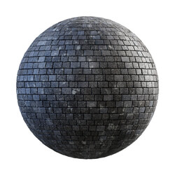 CGaxis Textures Physical 4 Pavements dark grey stone pavement 36 35 