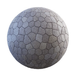 CGaxis Textures Physical 4 Pavements irregular beige stone pavement 36 66 