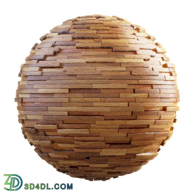 CGaxis Textures Physical 4 Wood pecan wood cladding 33 86