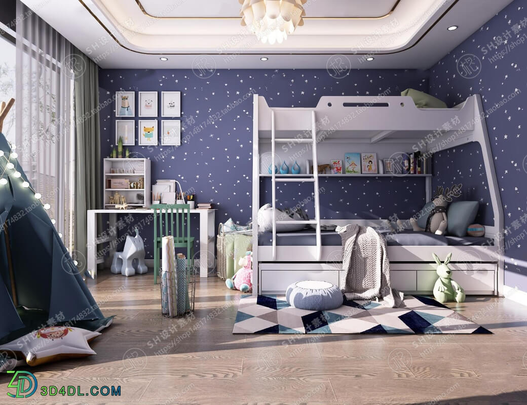  Children Room Scenes Vol 2 (056)