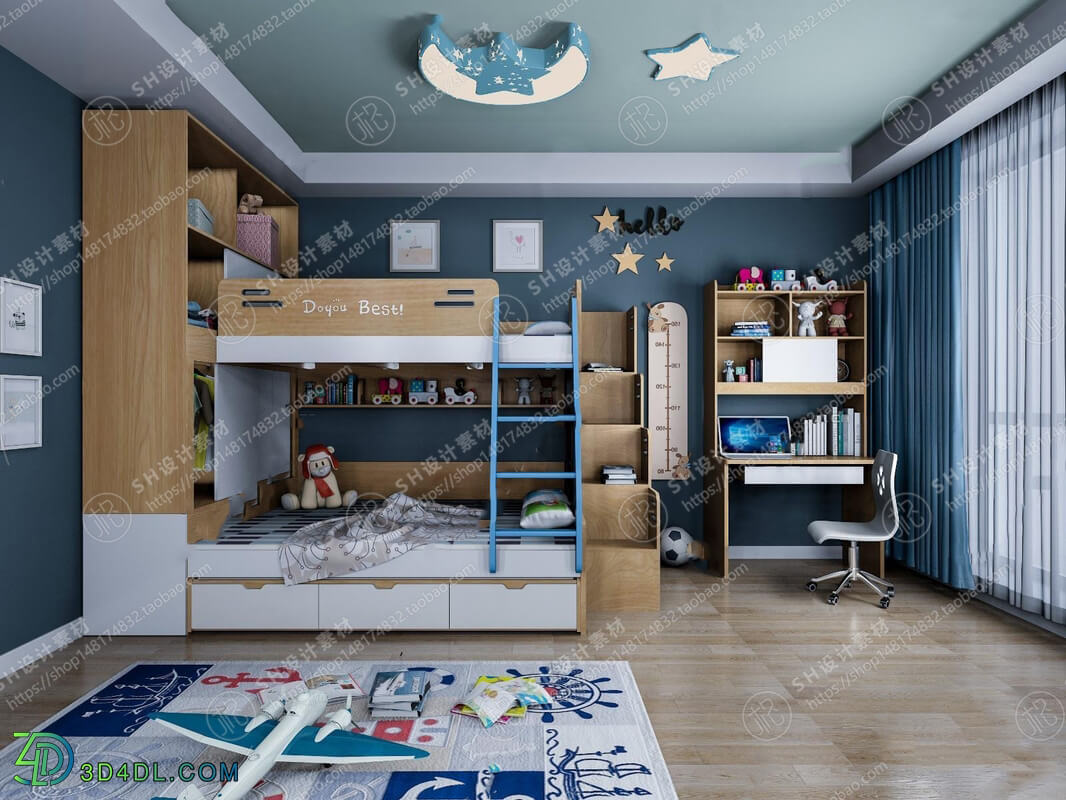  Children Room Scenes Vol 2 (058)