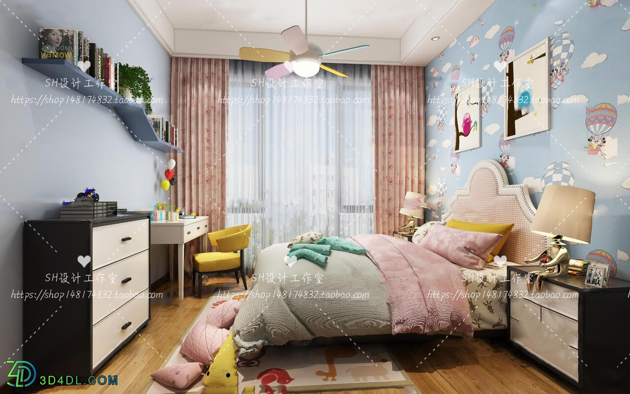  Children Room Scenes Vol 5 (040)