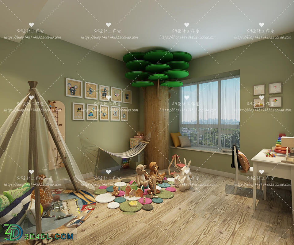  Children Room Scenes Vol 5 (100)