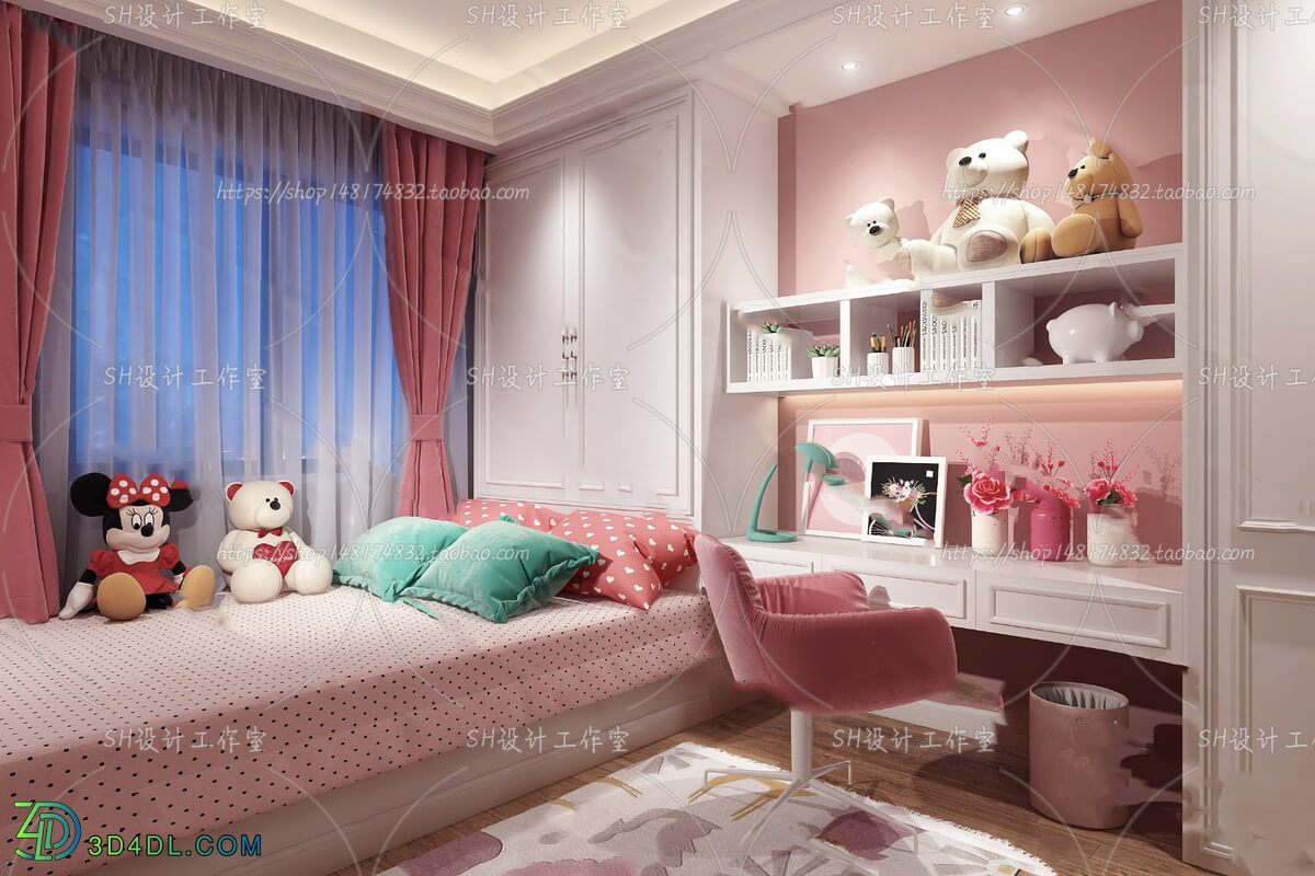  Children Room Scenes Vol 6 (036)