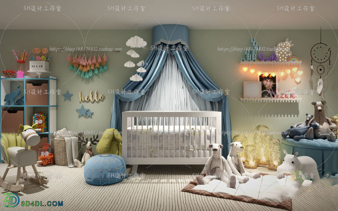  Children Room Scenes Vol 6 (043)