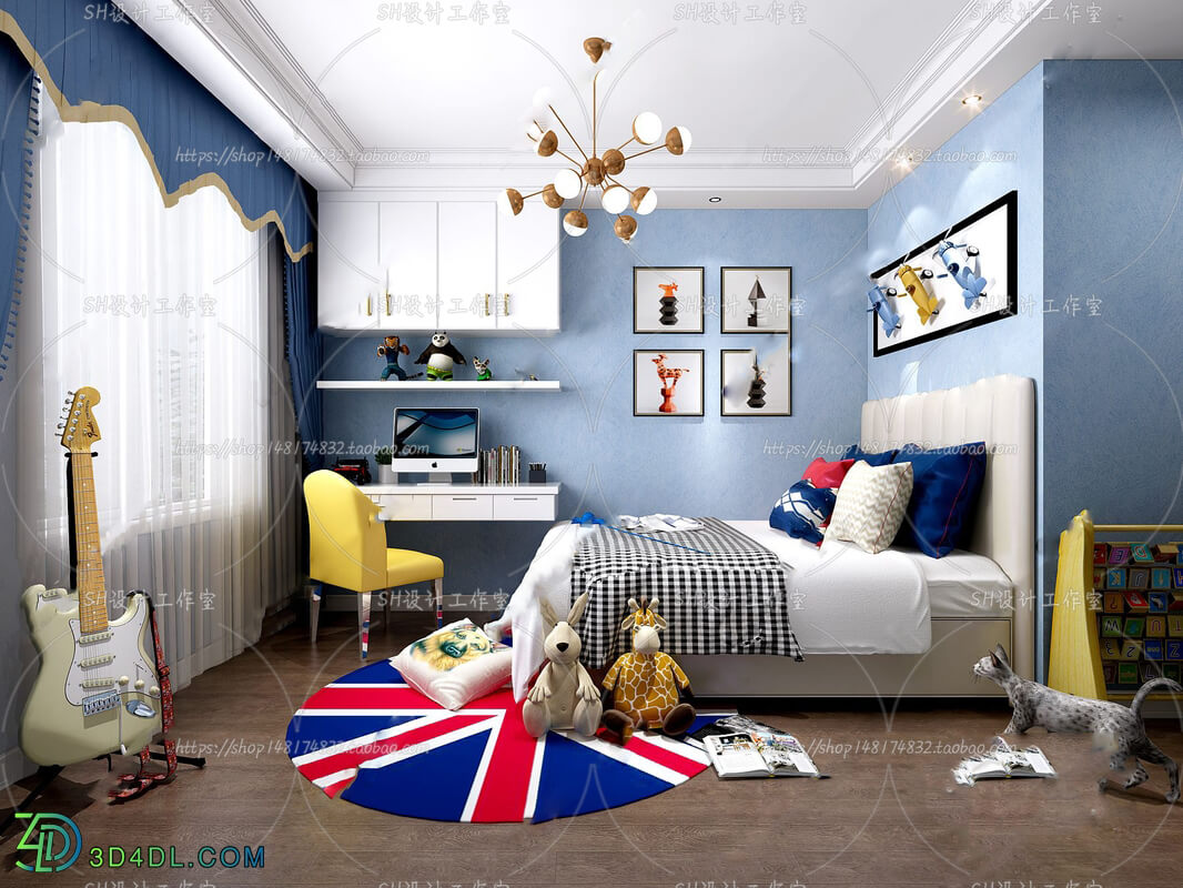  Children Room Scenes Vol 6 (054)