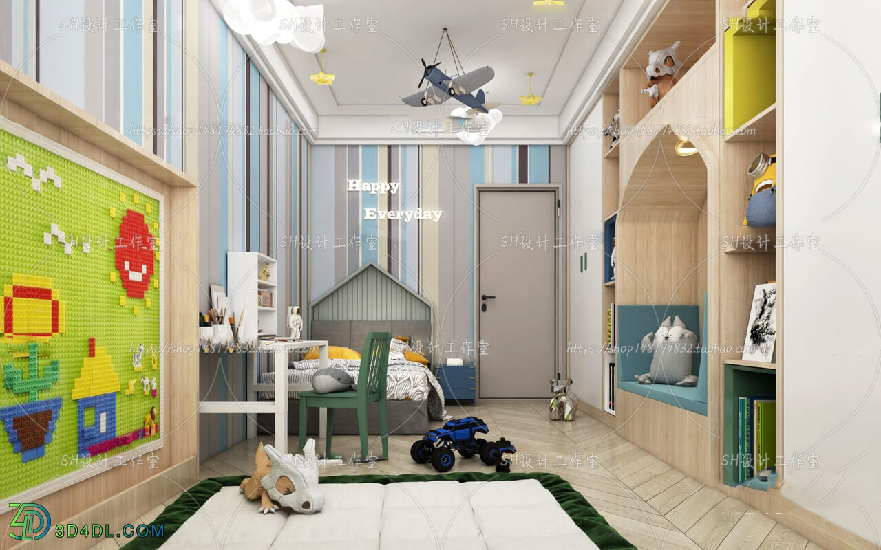  Children Room Scenes Vol 6 (055)