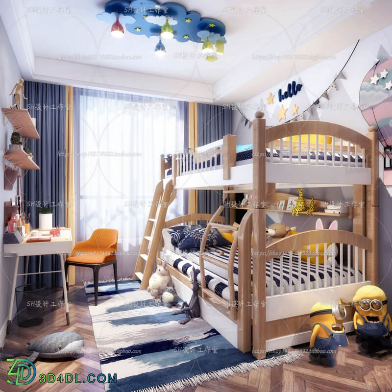  Children Room Scenes Vol 6 (062)