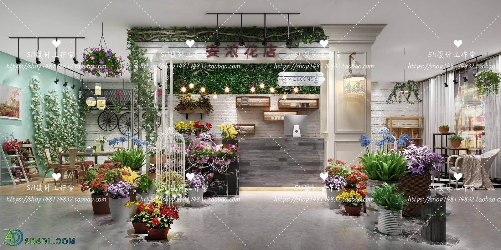  Flower Shop Scenes Vol 1 (025)