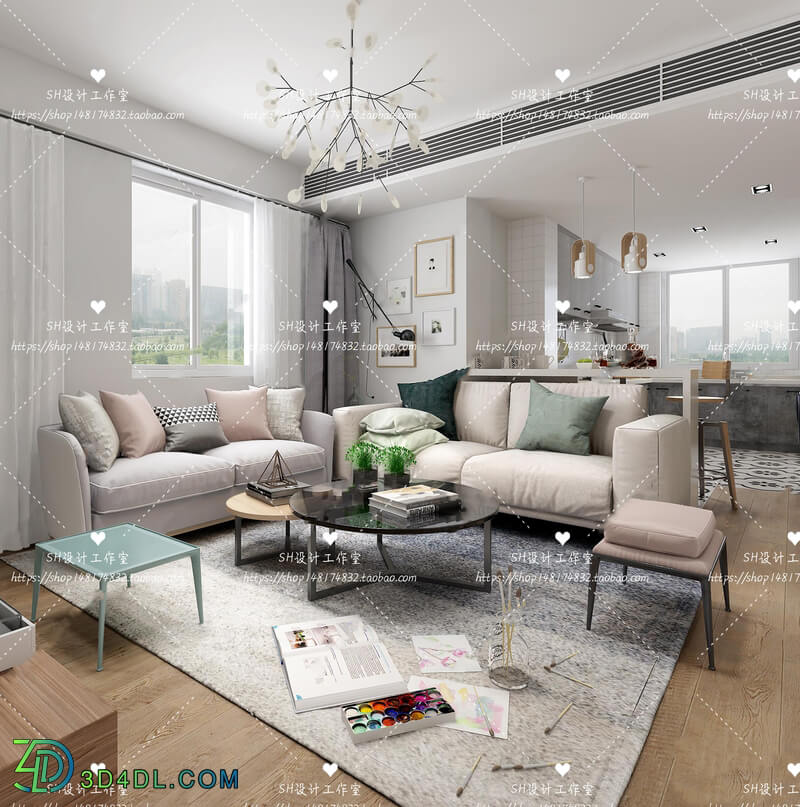  Living Room Scenes Vol 5 (077)