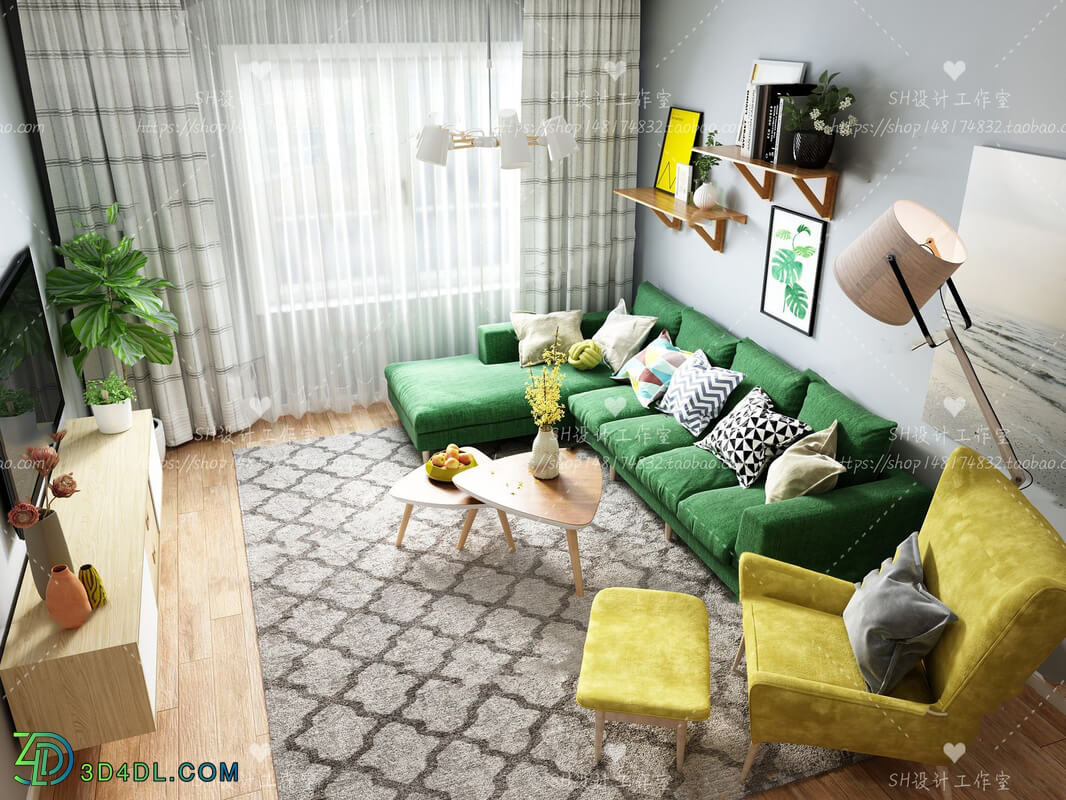  Living Room Scenes Vol 6 (078)