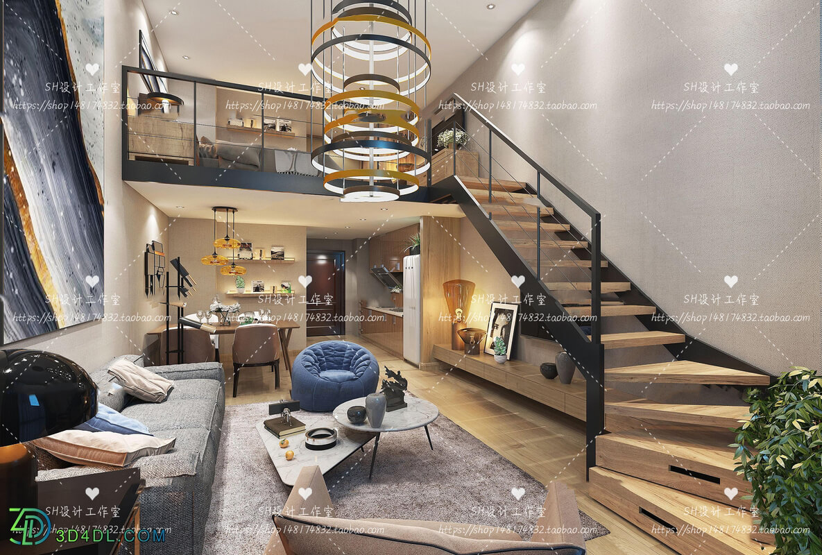  Loft Apartment Scenes Vol 1 (005)