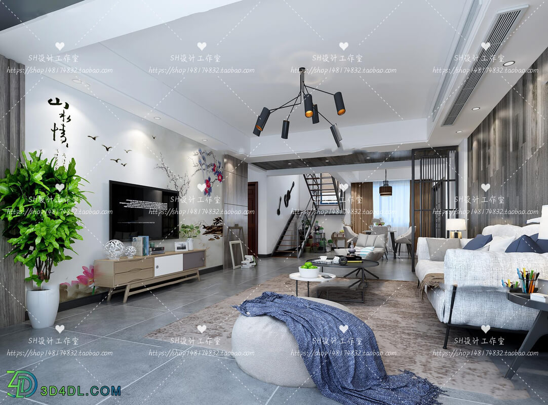  Loft Apartment Scenes Vol 1 (020)