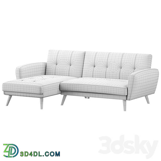 Christy folding corner sofa 3D Models 3DSKY