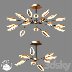 LampsShop.ru PL3078 Chandelier Foliage Ceiling lamp 3D Models 3DSKY 