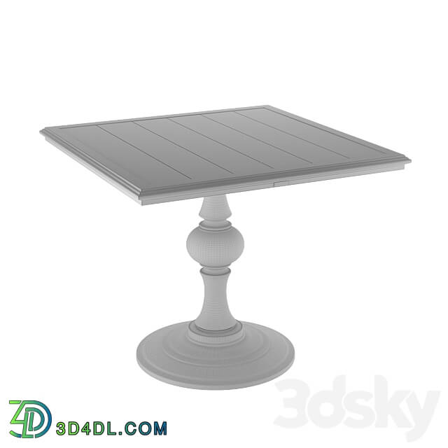 Table Albero Koloniale outdoor OM 3D Models 3DSKY