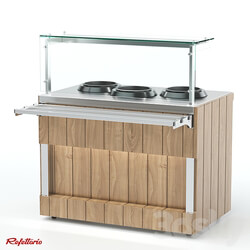 Bain marie for first courses with electric chandeliers 10L RM1 хD Capital 3D Models 3DSKY 