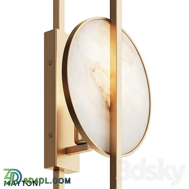 Wall lamp sconce MOD099WL 01G OM 3D Models 3DSKY