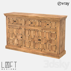 Chest of drawers LoftDesigne 491 model Sideboard Chest of drawer 3D Models 3DSKY 