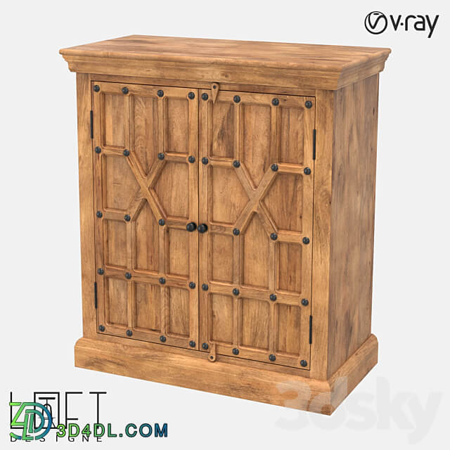 Chest of drawers LoftDesigne 492 model Sideboard Chest of drawer 3D Models 3DSKY