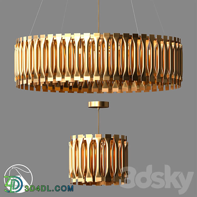 LampsShop.ru L1278 Chandelier Goldy Pendant light 3D Models 3DSKY