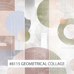 Creativille Wallpapers 8115 Geometrical Collage 3D Models 3DSKY 