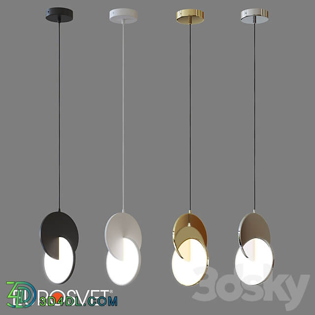 OM Pendant lamp Eurosvet 50225 1 LED Lang Pendant light 3D Models 3DSKY