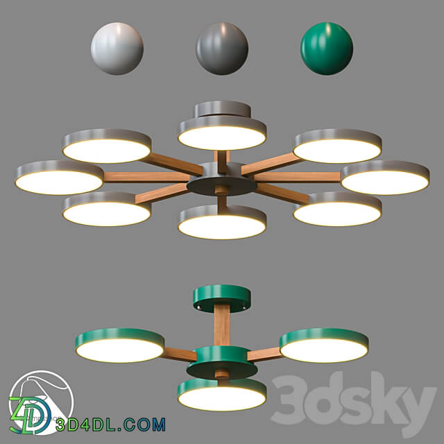 LampsShop.ru L1161a Chandelier Nordic Tunes B Ceiling lamp 3D Models 3DSKY