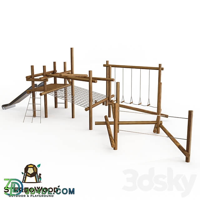 Igrovoy komplekc HardWood CWPg678.010 3D Models 3DSKY