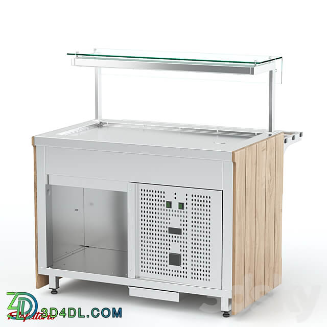 Refrigerated counter RC1 Capital 20 3D Models 3DSKY