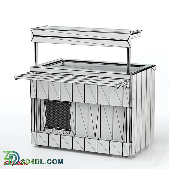 Refrigerated counter RC1 Capital 20 3D Models 3DSKY