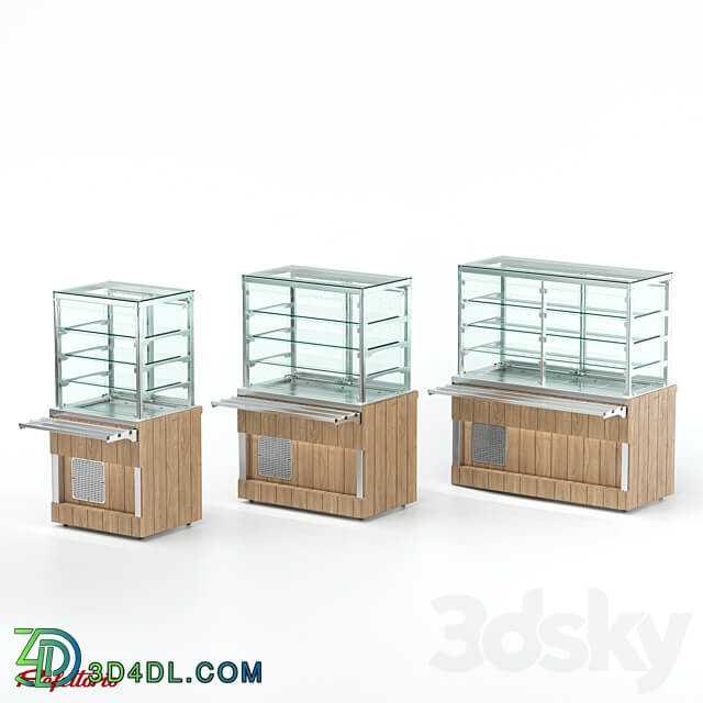 Refrigerated display case RC2 Capital 3D Models 3DSKY