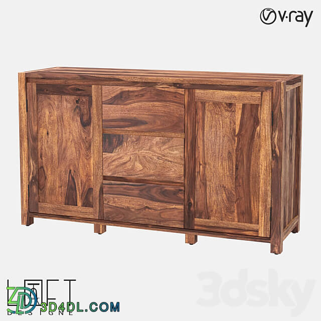 Chest of drawers LoftDesigne 532 model Sideboard Chest of drawer 3D Models 3DSKY