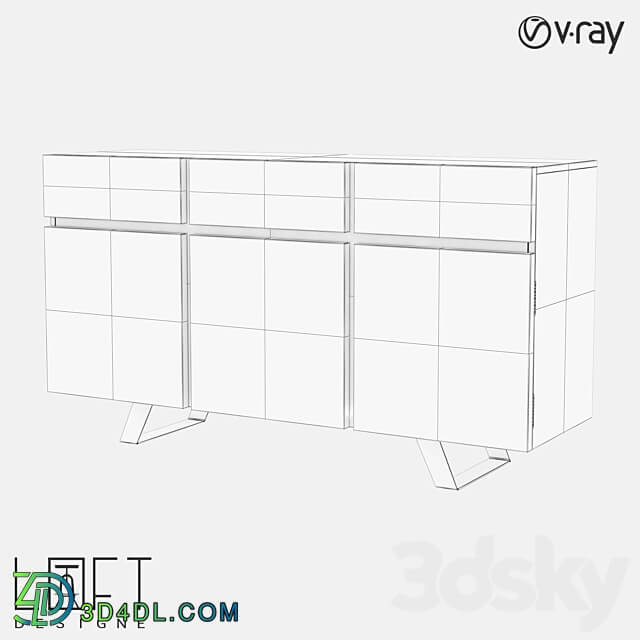 Console LoftDesigne 536 model 3D Models 3DSKY