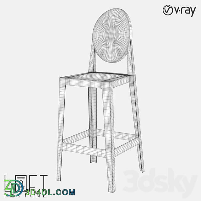 Bar stool LoftDesigne 3631 model 3D Models 3DSKY